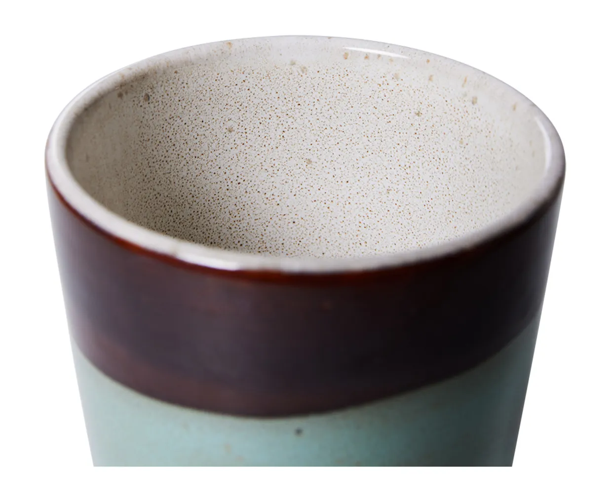 70s ceramics: latte mug, Patina