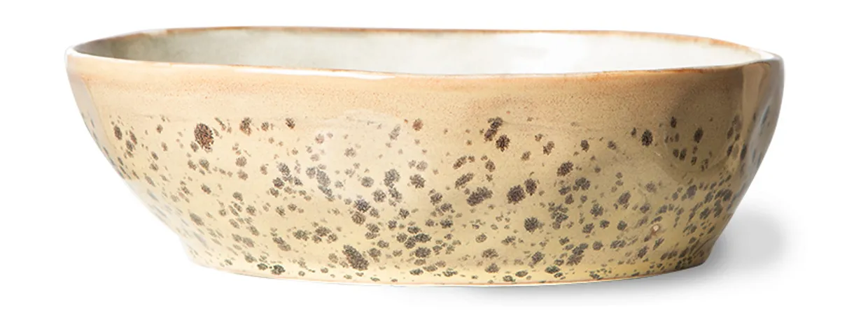 70s ceramics: pasta bowls, tiger (set of 2)