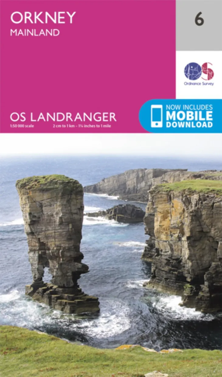 Wandelkaart - Topografische kaart 006 Landranger  Orkney - Mainland |