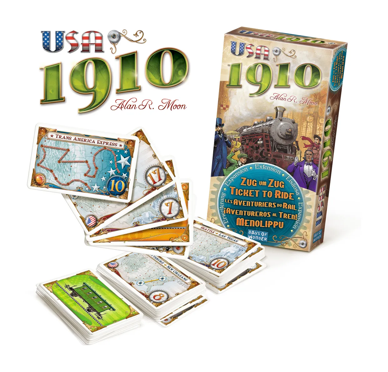 Ticket to Ride - USA 1910 Expansion - Multilingual