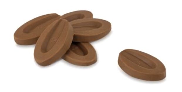 Chocolade Valrhona gallets melk.