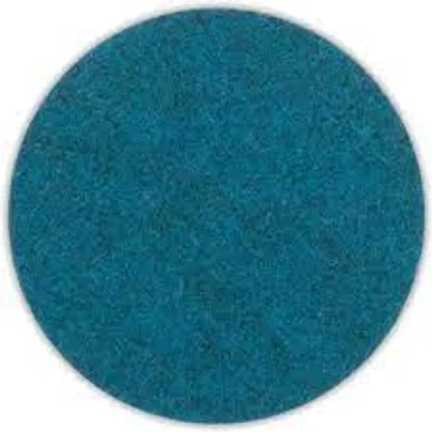 Vilten onderzetters set/4, 10cm - Blauw