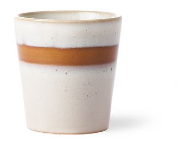 Ceramic 70's mug: snow