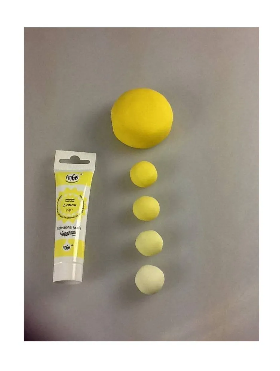 Progel kleurstof Yellow / Geel 25 gr