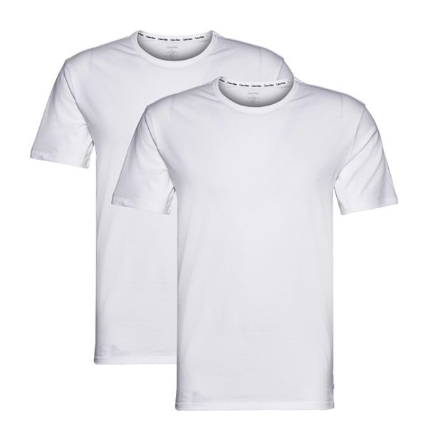 Crew Neck T-shirts 2-pack wit