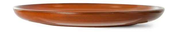 Chef ceramics: dinner plate, burned orange