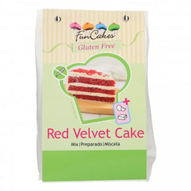 Mix voor Red Velvet Cake, Glutenvrij 400g