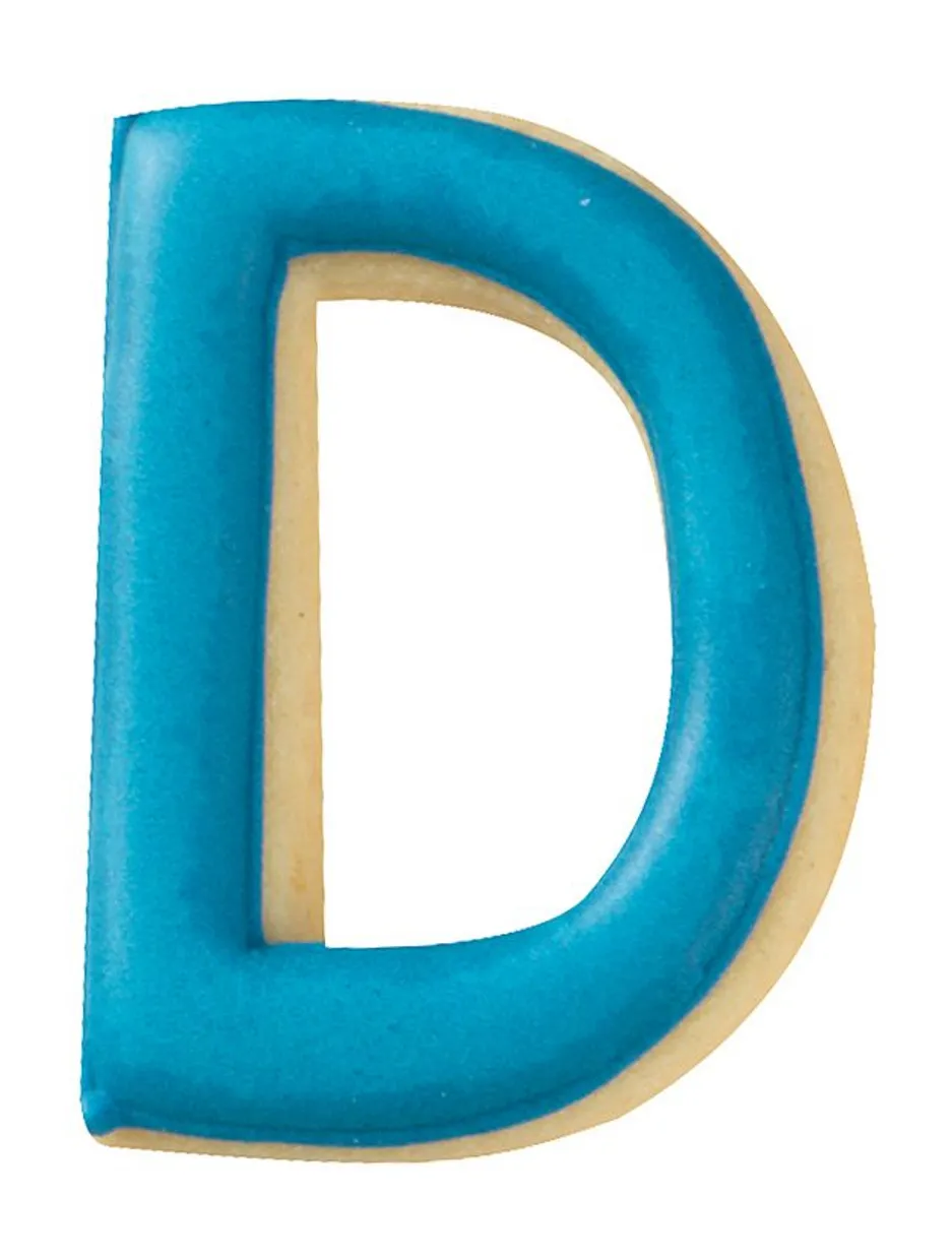 Uitsteekvorm Letter D