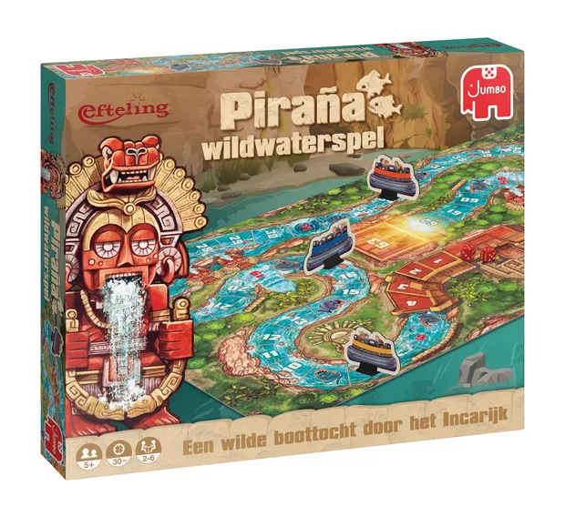 Ganzenbord Efteling - Pirana Wildwaterspel