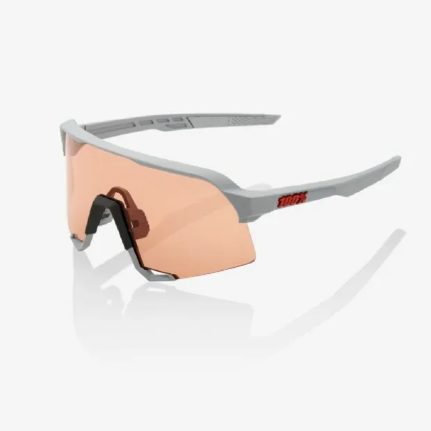 S3 Soft Tact Stone Grey/ HiPER® Coral Lens + Clear Lens